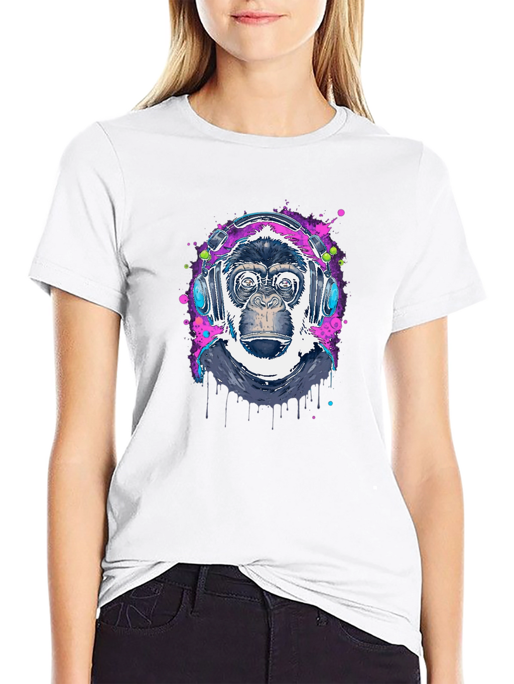 Cool Ape DJ Graphic T-Shirt