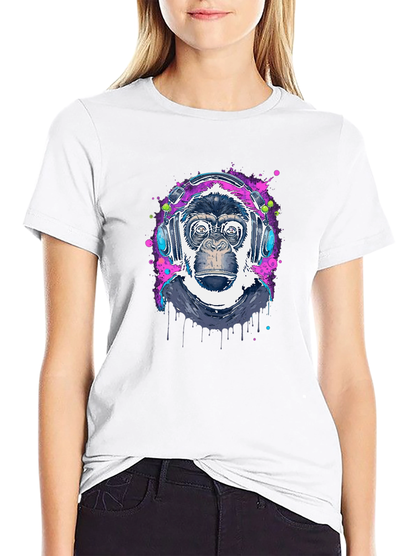 Cool Ape DJ Graphic T-Shirt