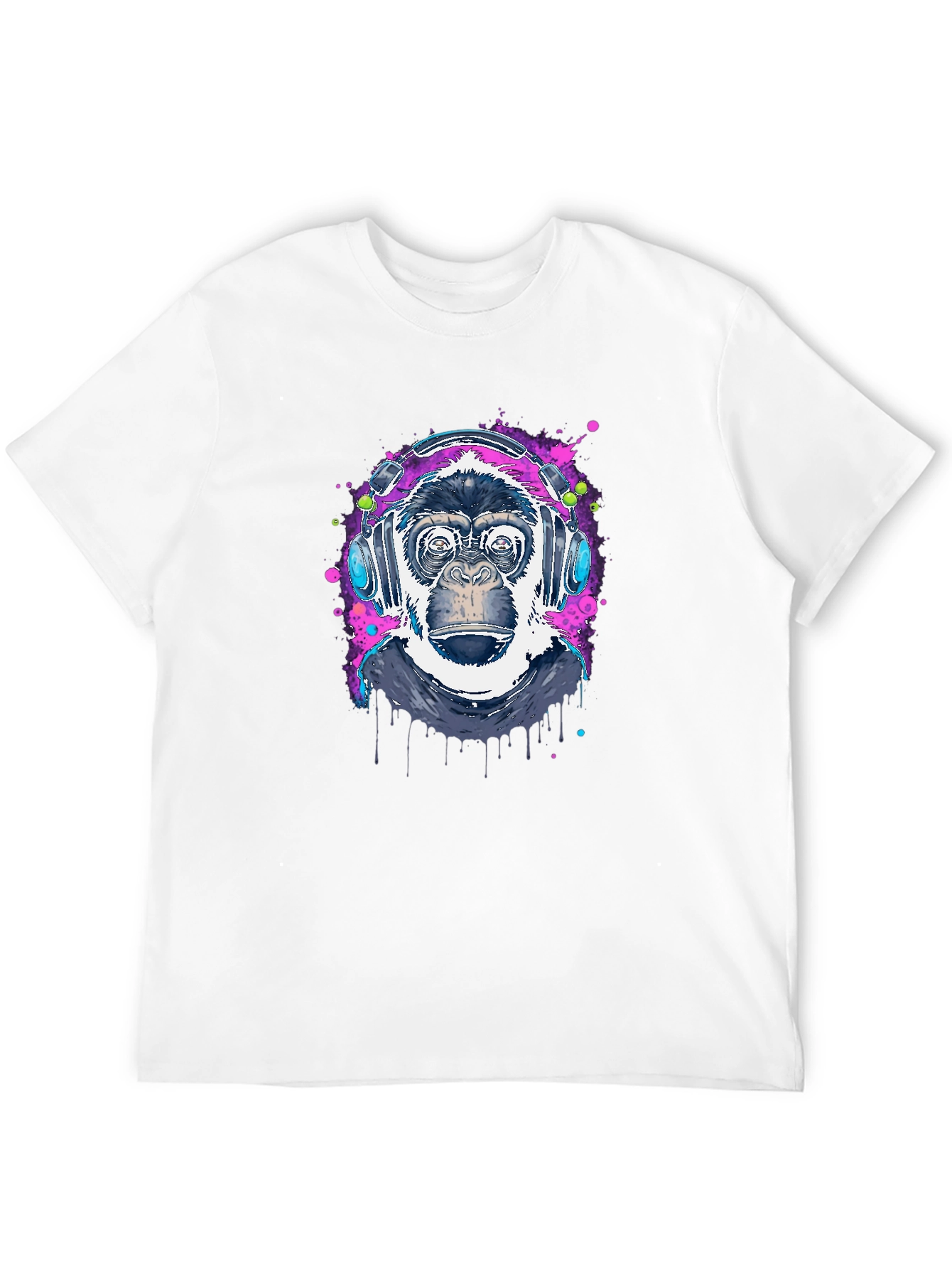 Cool Ape DJ Graphic T-Shirt