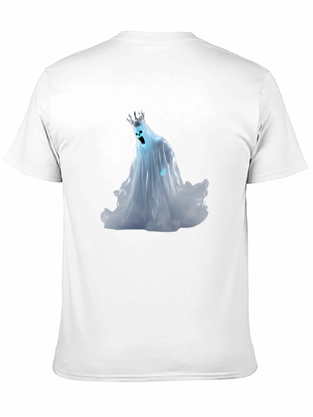 Ghost King Graphic Tee - Black Cotton Shirt