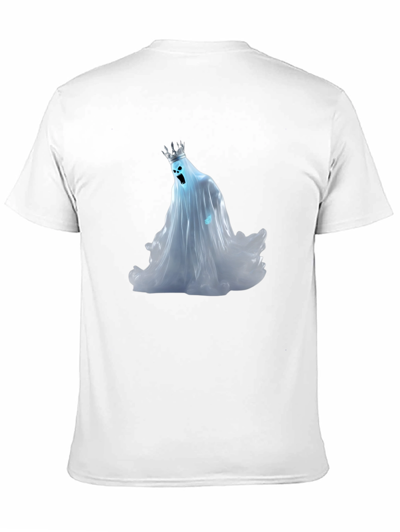 Ghost King Graphic Tee - Black Cotton Shirt