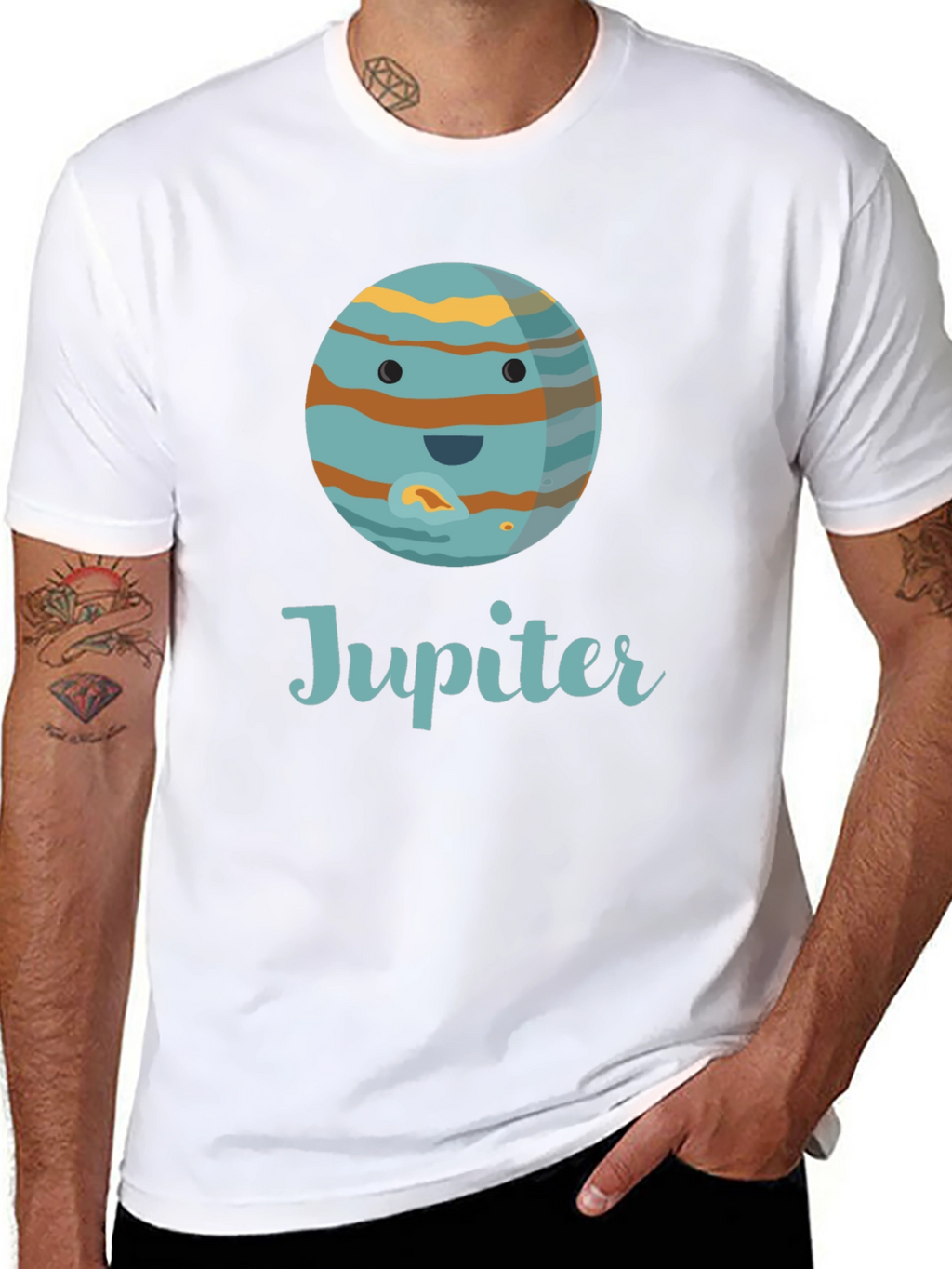 Jupiter Planet Graphic Tee - Space Lover T-Shirt
