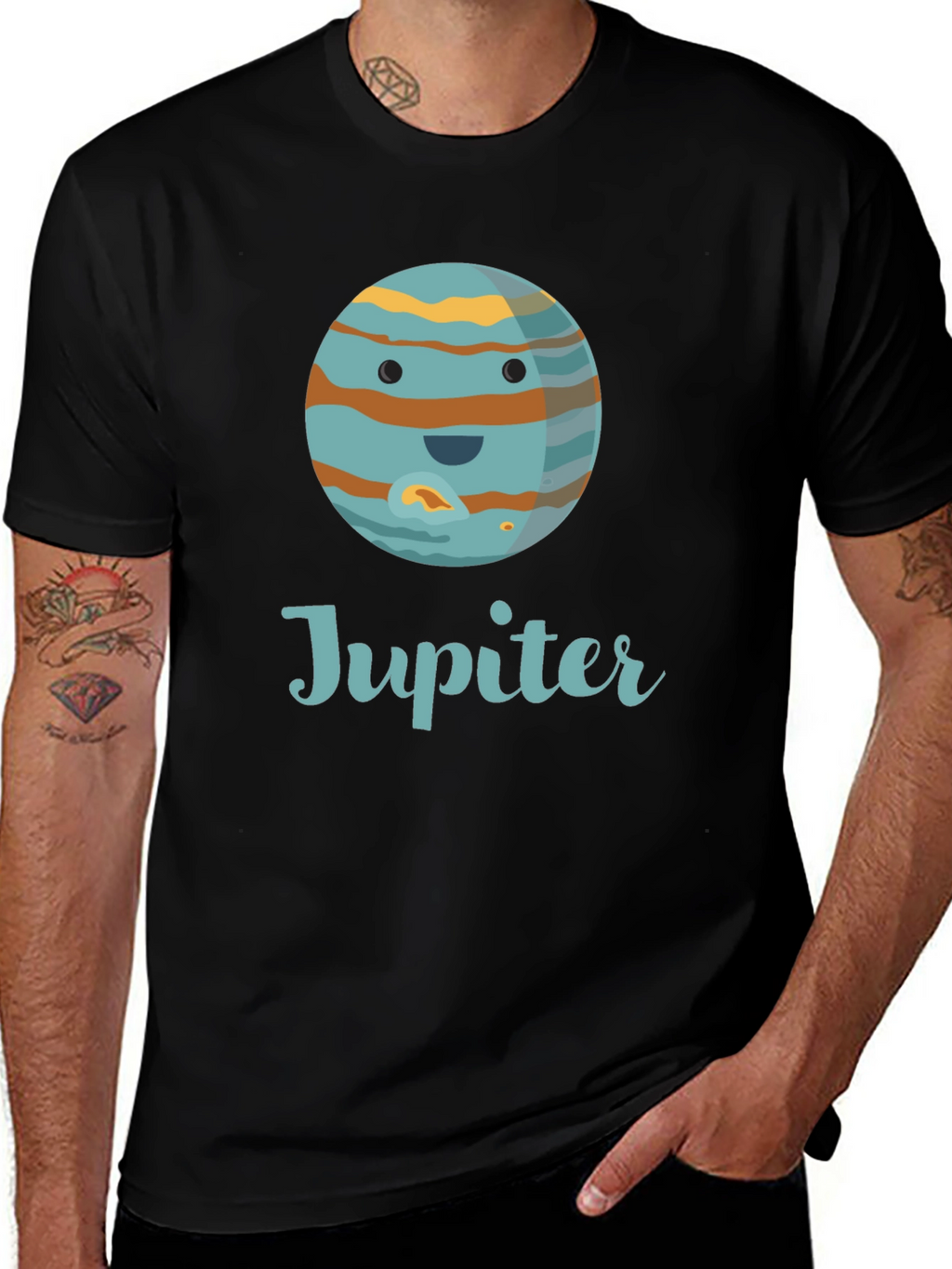 Jupiter Planet Graphic Tee - Space Lover T-Shirt