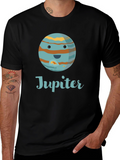 Jupiter Planet Graphic Tee - Space Lover T-Shirt
