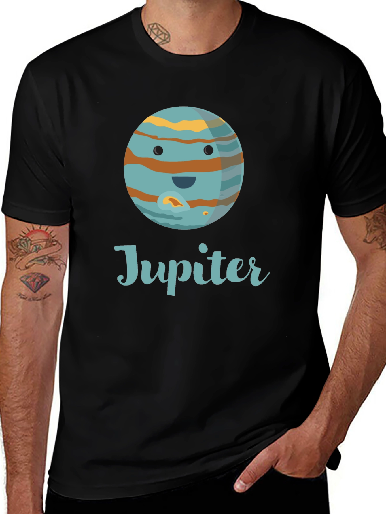 Jupiter Planet Graphic Tee - Space Lover T-Shirt