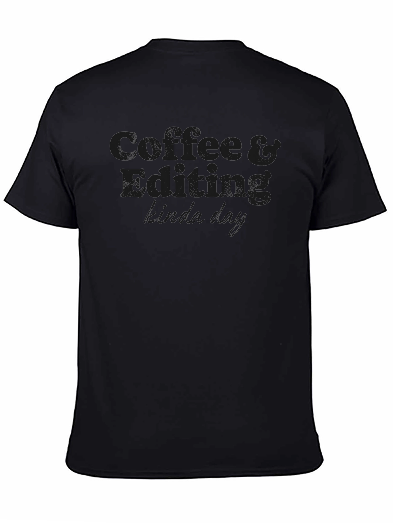 Coffee & Editing T-Shirt - Stylish Comfort