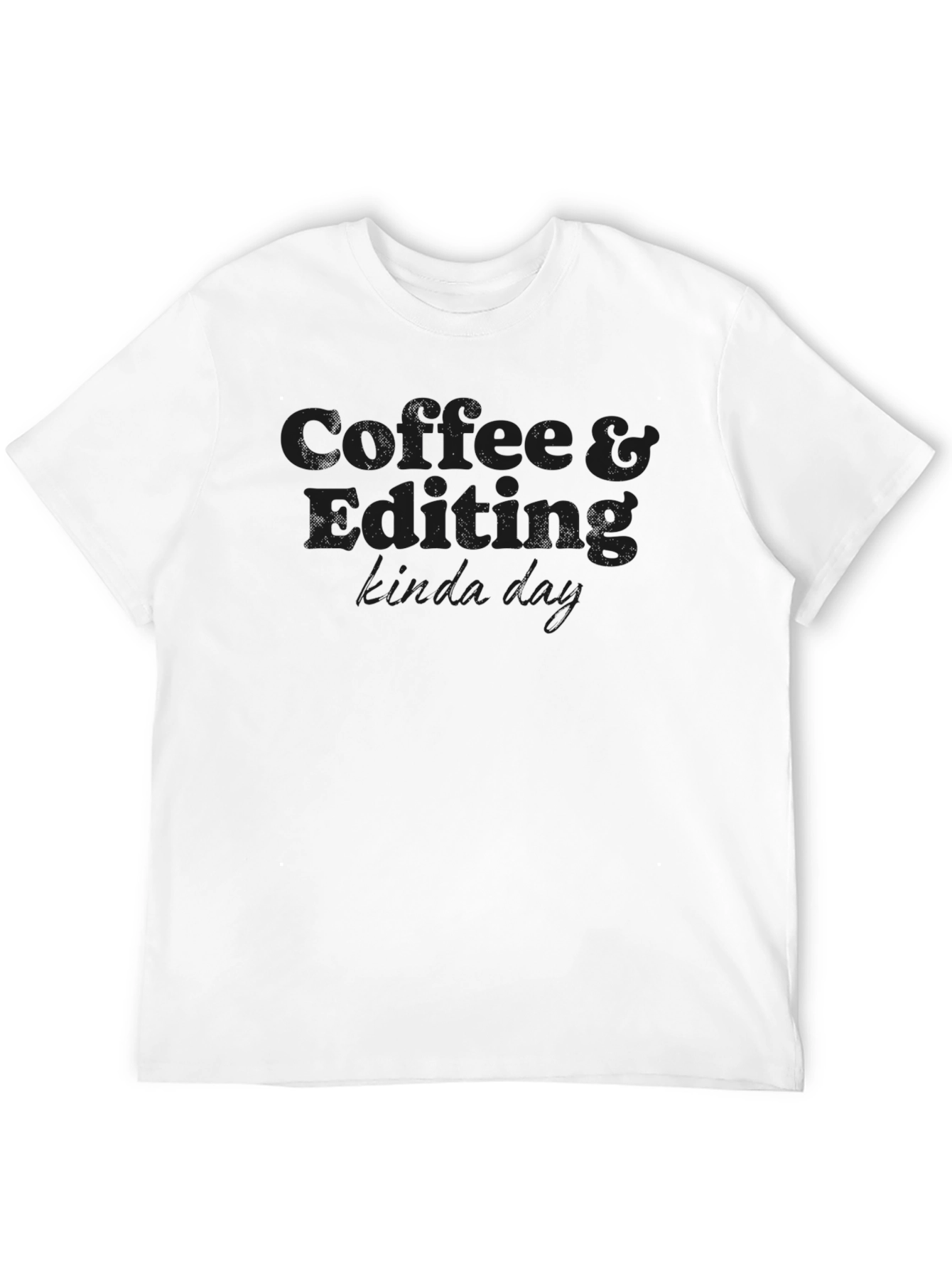 Coffee & Editing T-Shirt - Stylish Comfort