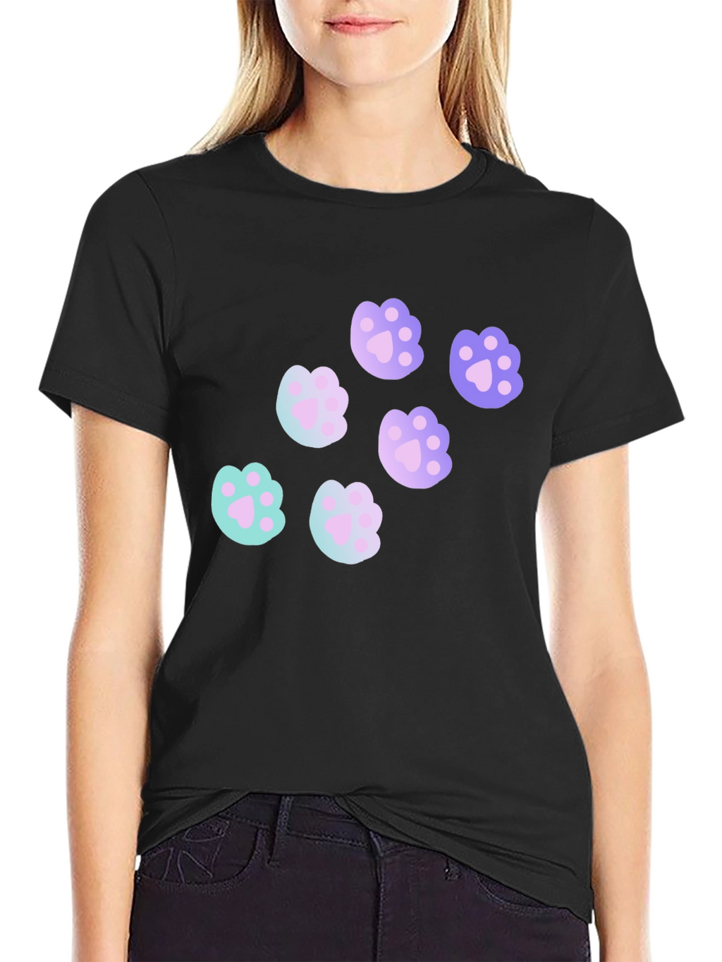 Cute Paw Print T-Shirt