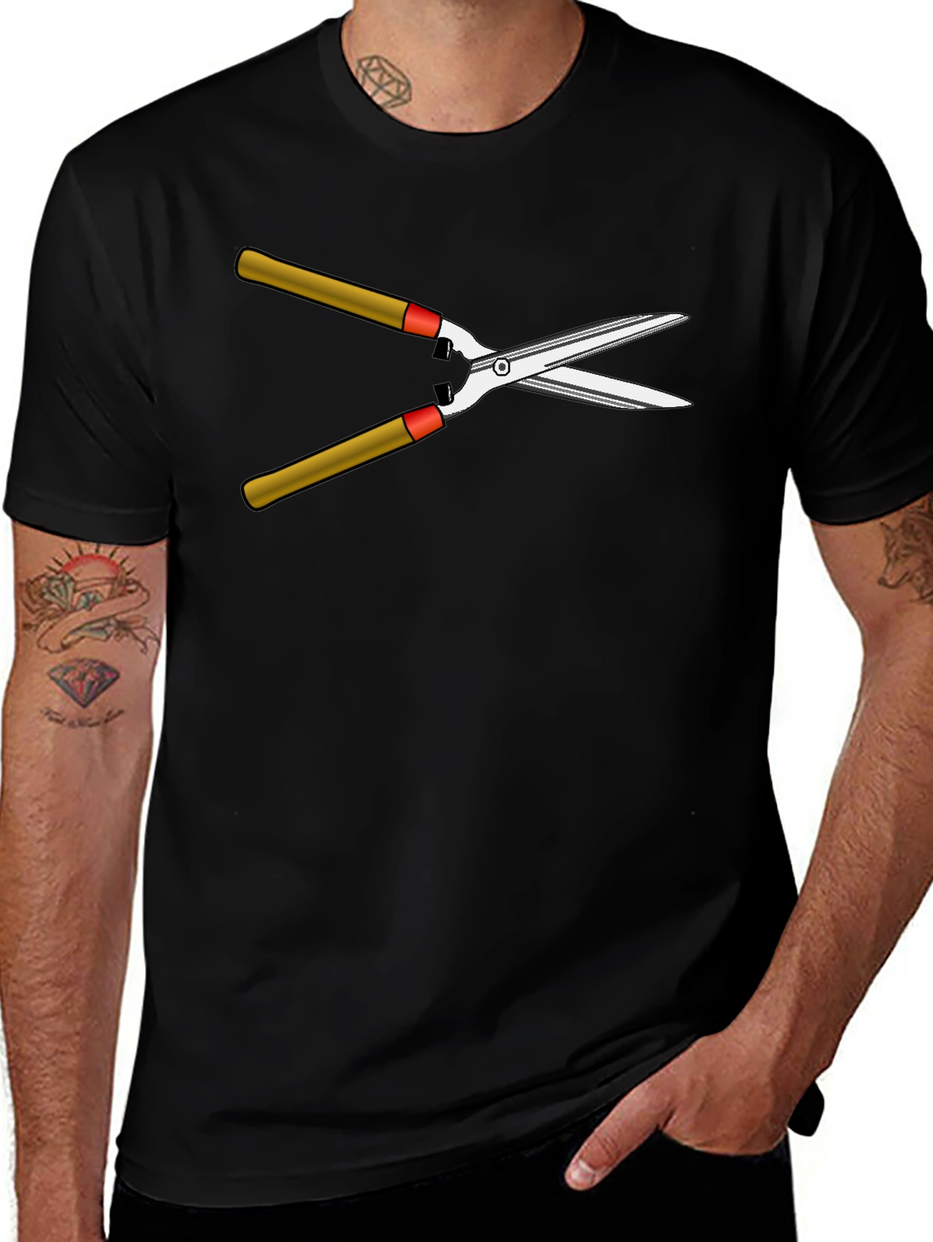 Gardeners Humor Tee - Hedge Trimmer Graphic T-Shirt