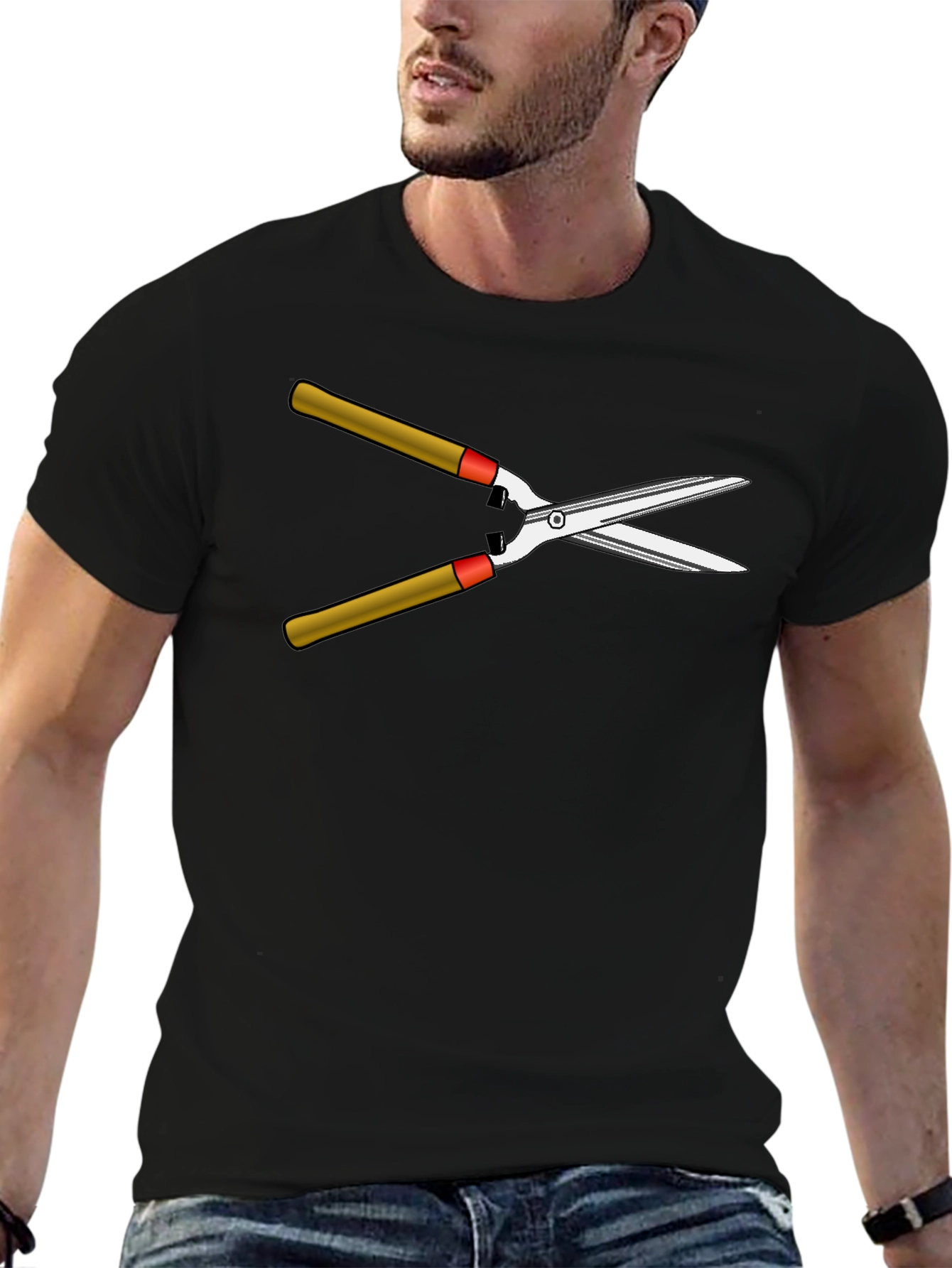 Gardeners Humor Tee - Hedge Trimmer Graphic T-Shirt