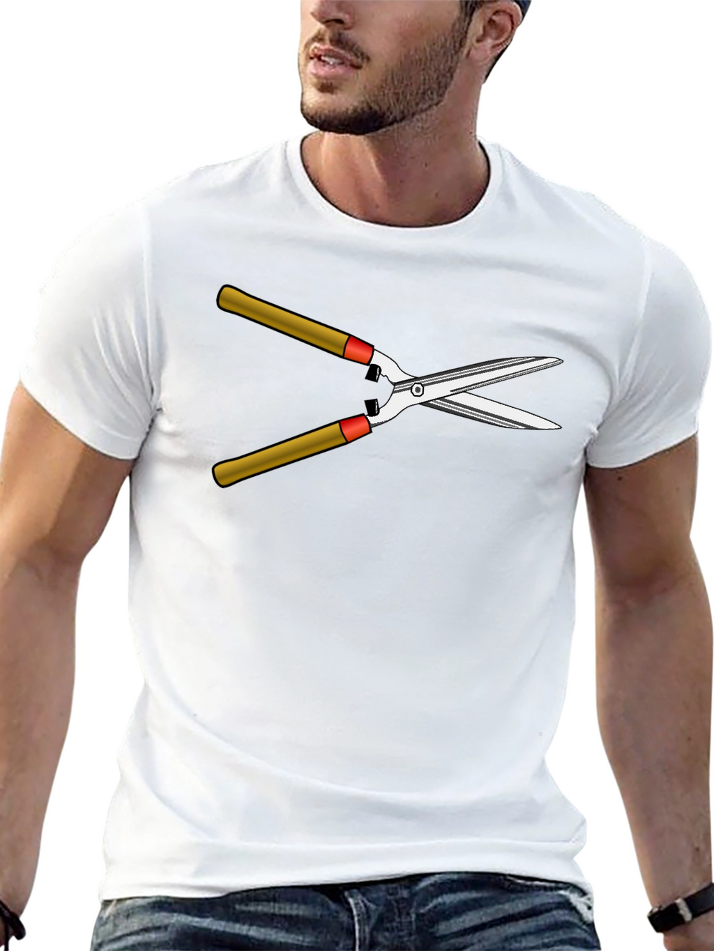 Gardeners Humor Tee - Hedge Trimmer Graphic T-Shirt