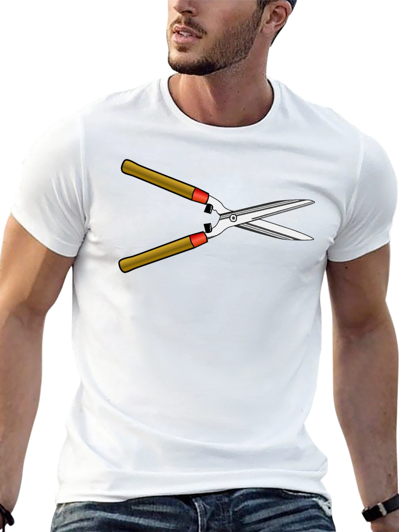 Gardeners Humor Tee - Hedge Trimmer Graphic T-Shirt