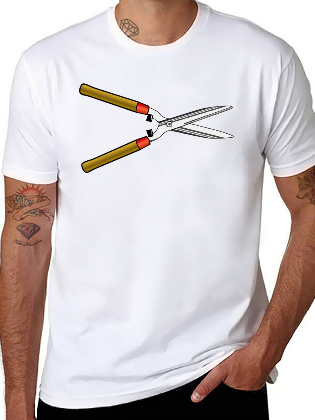 Gardeners Humor Tee - Hedge Trimmer Graphic T-Shirt
