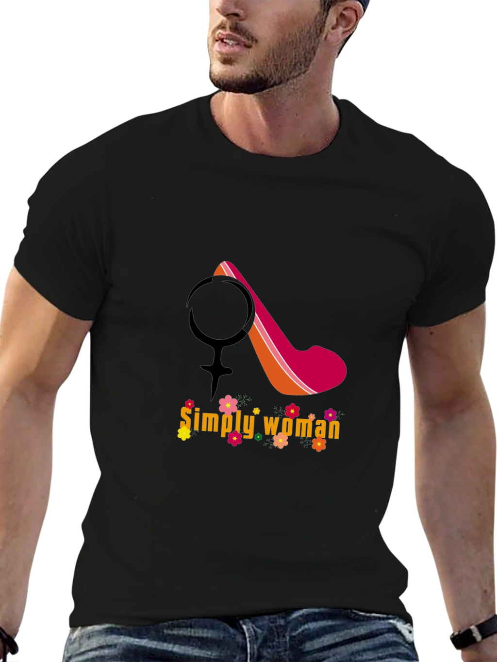 Simply Woman Graphic Tee - Stylish Feminist Fashion