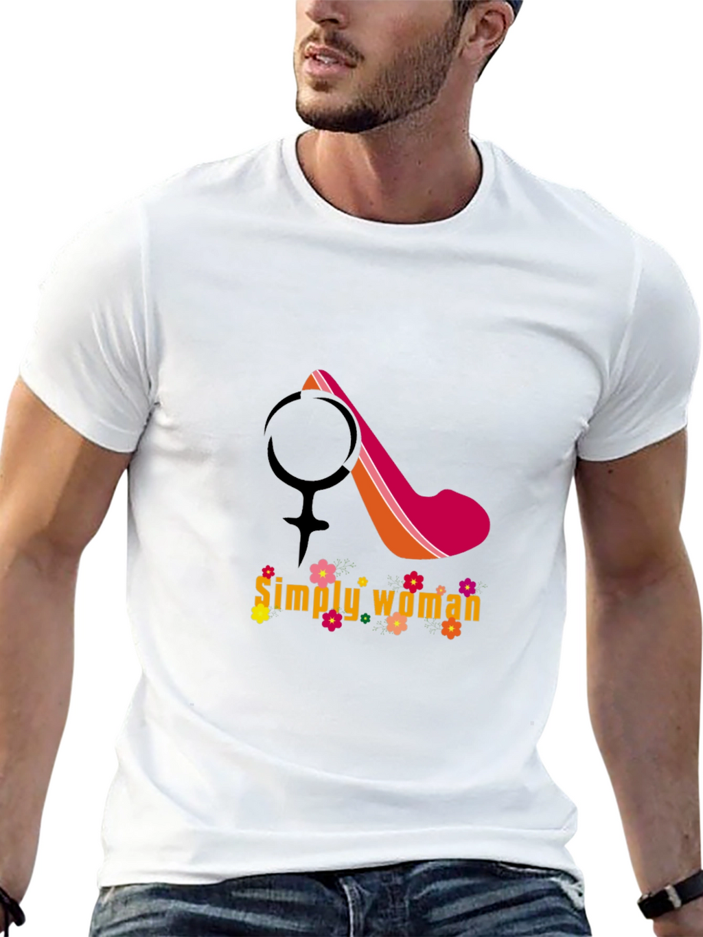 Simply Woman Graphic Tee - Stylish Feminist Fashion
