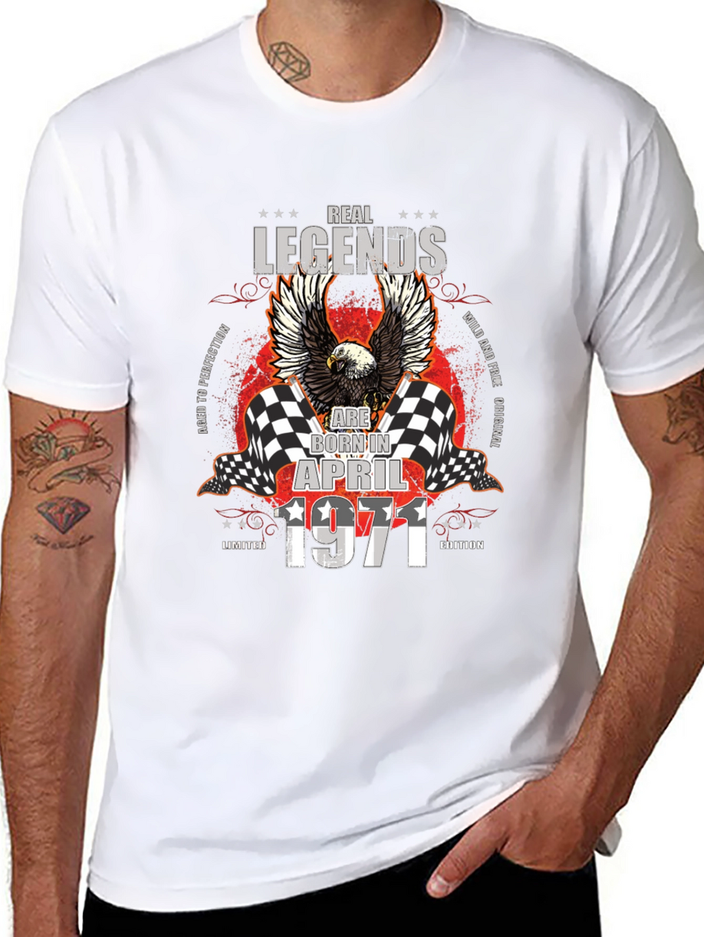 Real Legends Born in April 1971 T-Shirt