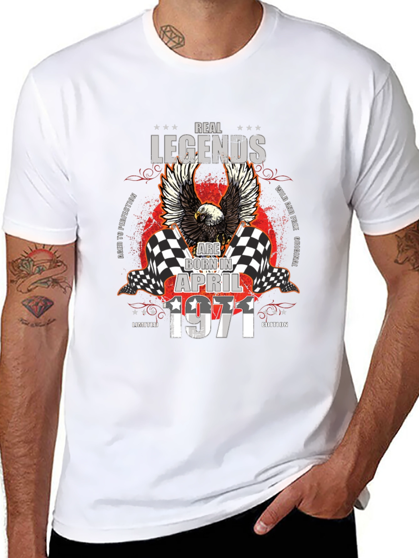 Real Legends Born in April 1971 T-Shirt