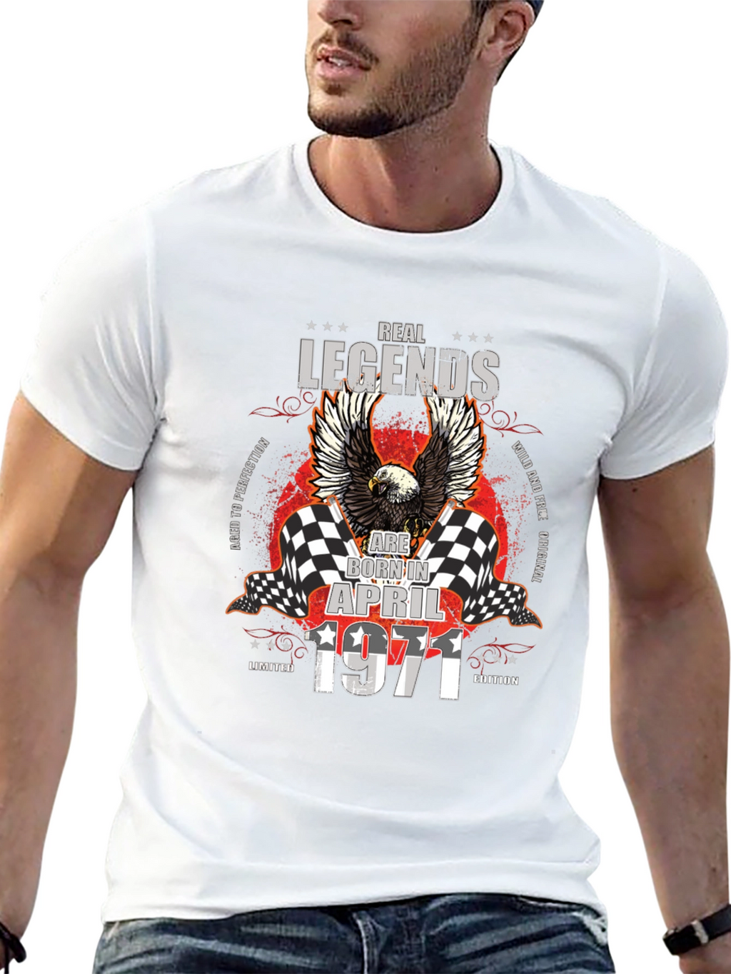 Real Legends Born in April 1971 T-Shirt