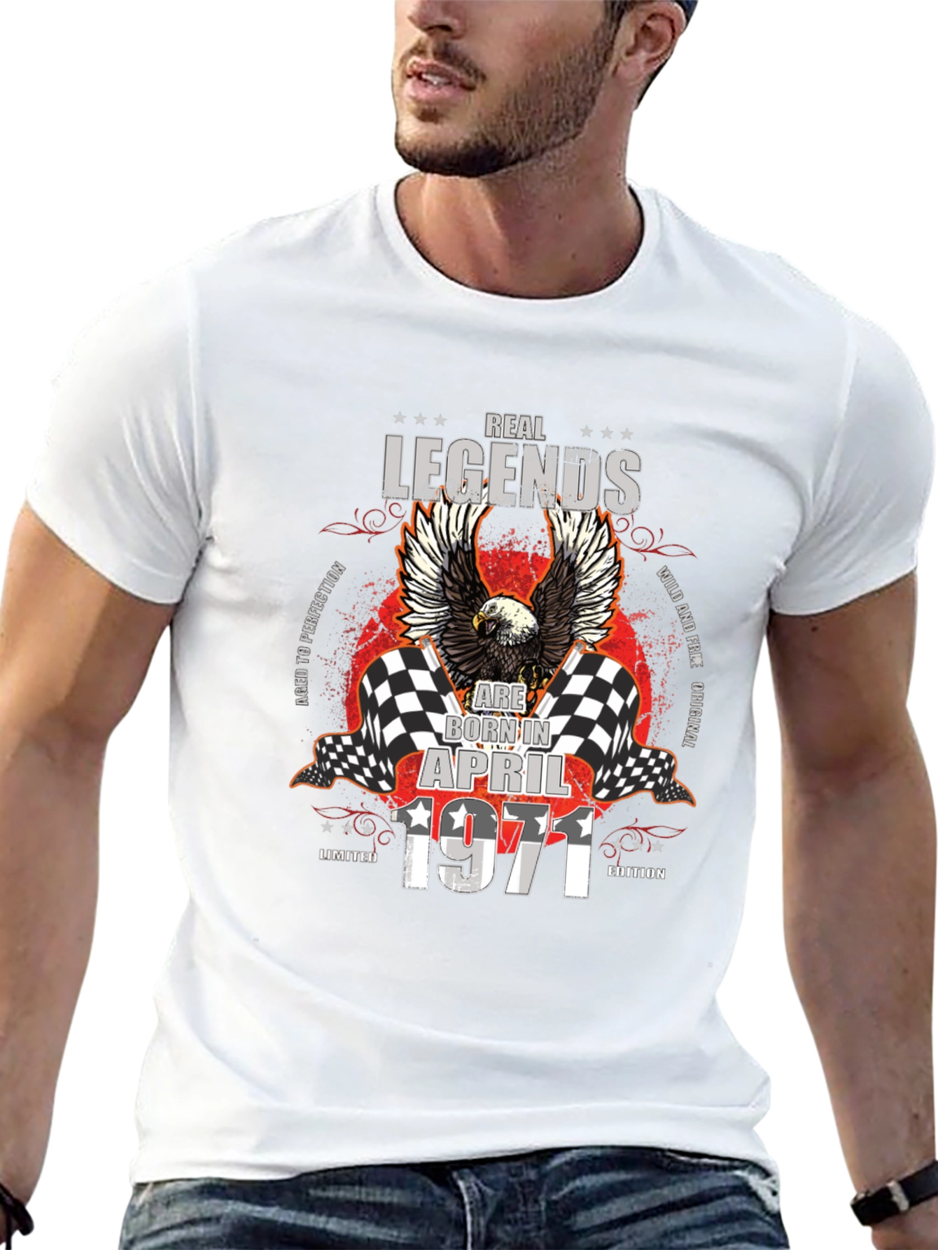 Real Legends Born in April 1971 T-Shirt