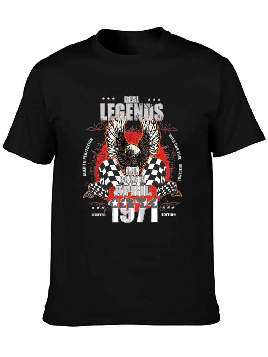 Real Legends Born in April 1971 T-Shirt