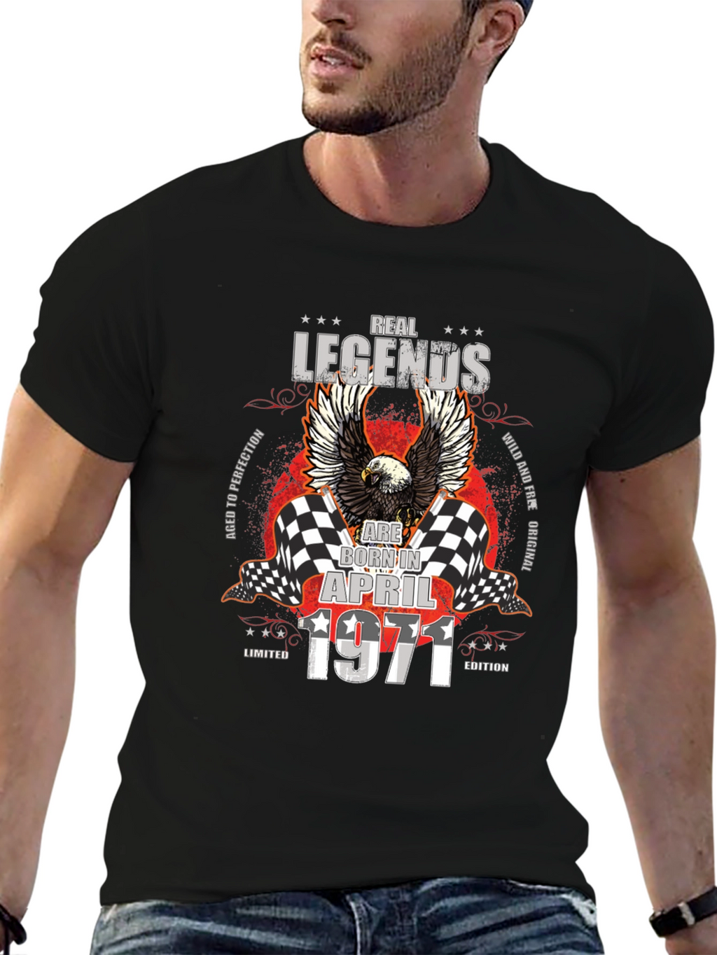 Real Legends Born in April 1971 T-Shirt