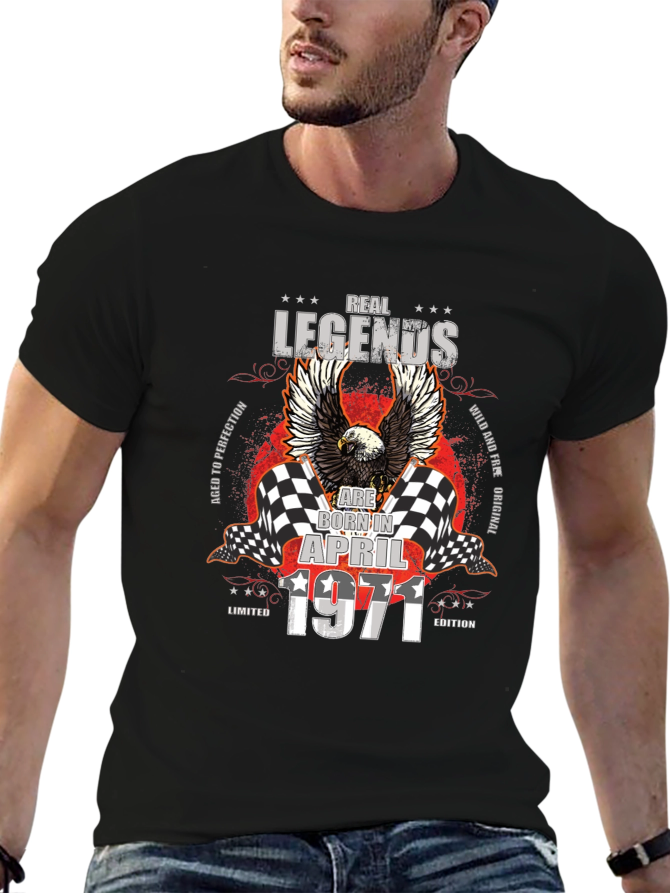 Real Legends Born in April 1971 T-Shirt