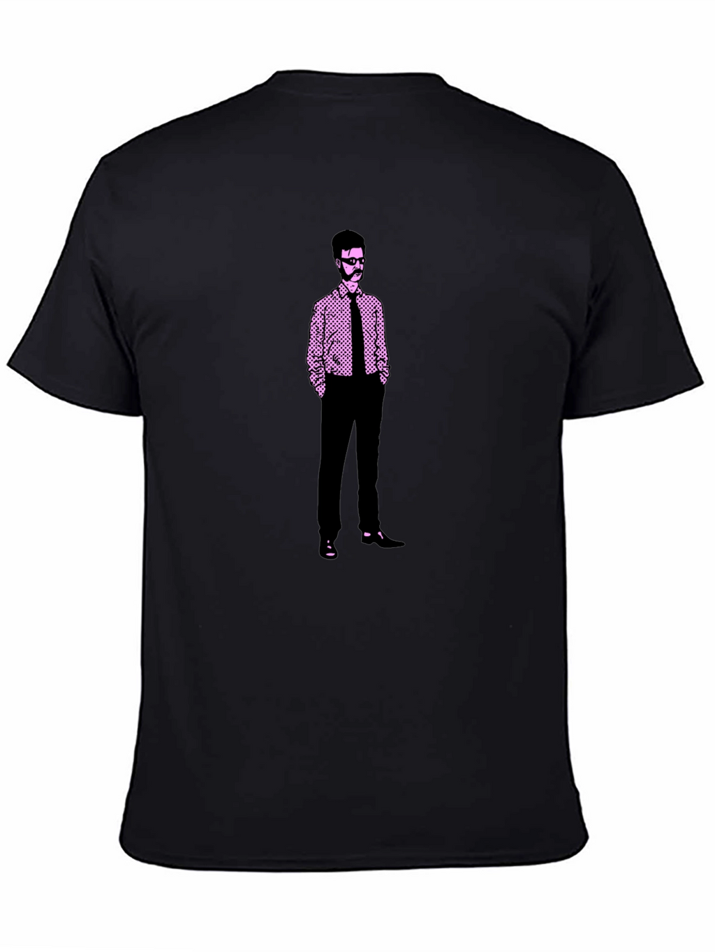 Retro Graphic Tee: Illustrated Man Design