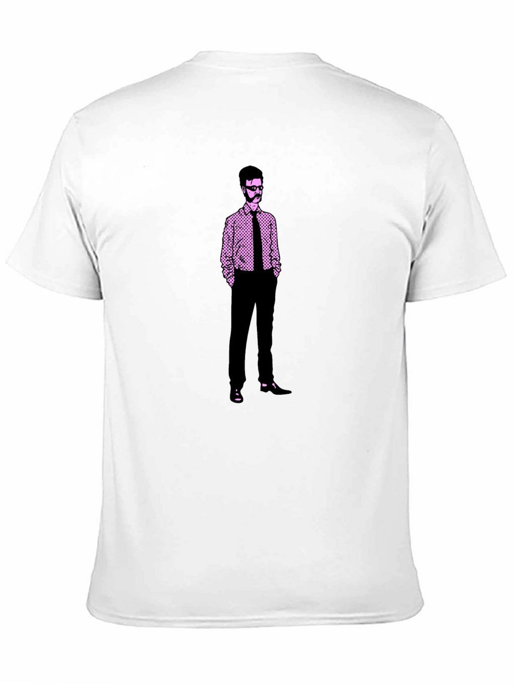 Retro Graphic Tee: Illustrated Man Design