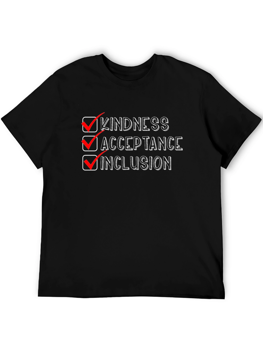 Kindness Acceptance Inclusion Graphic Tee