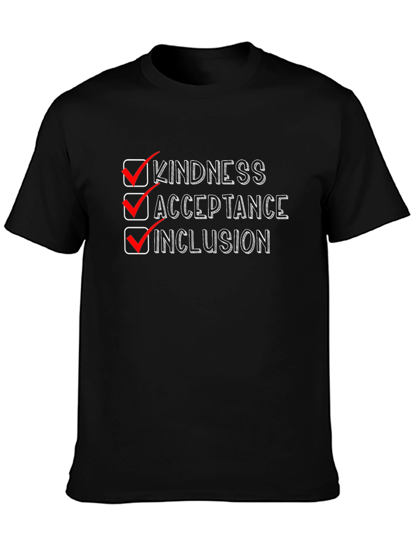 Kindness Acceptance Inclusion Graphic Tee