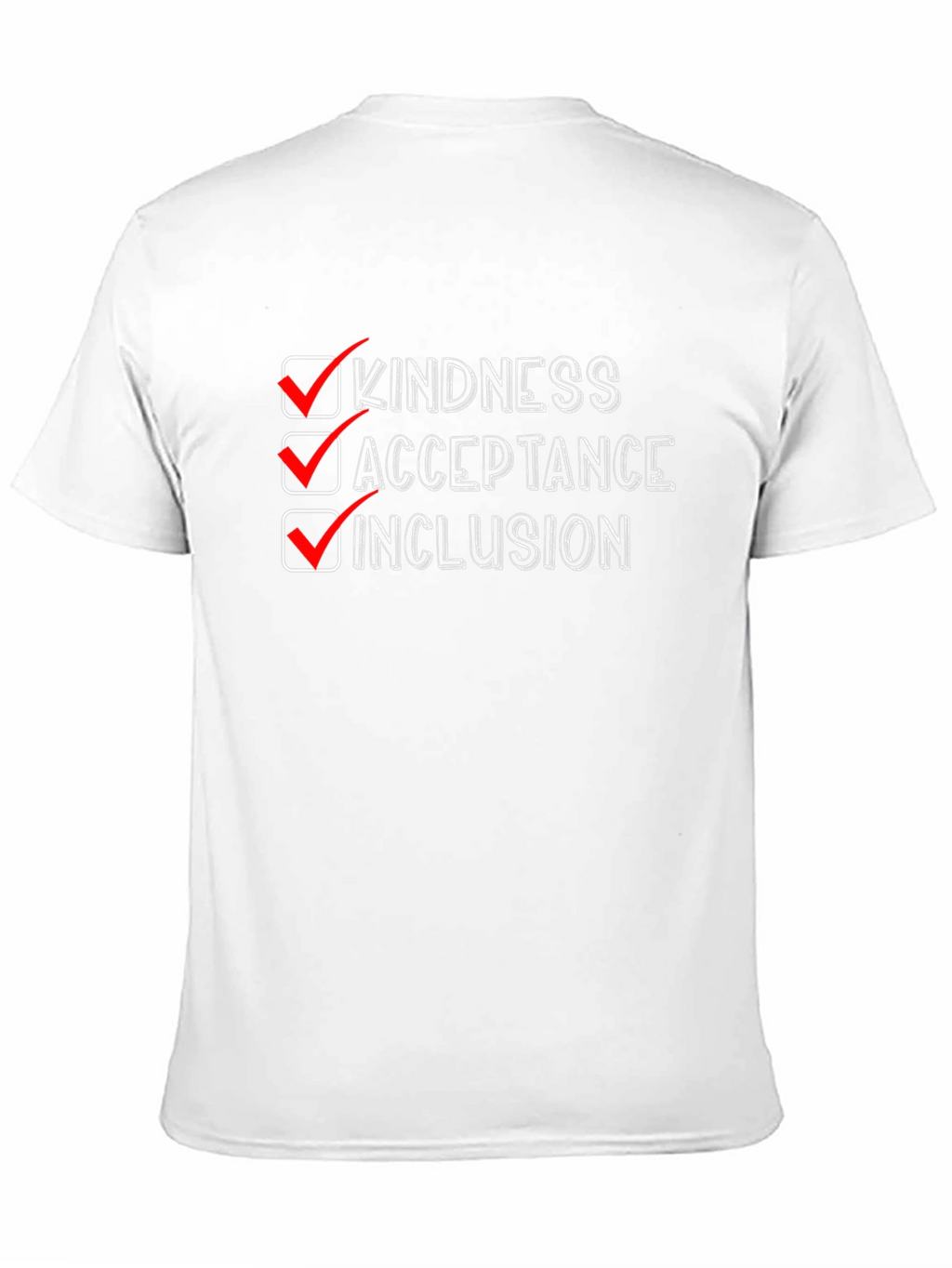 Kindness Acceptance Inclusion Graphic Tee