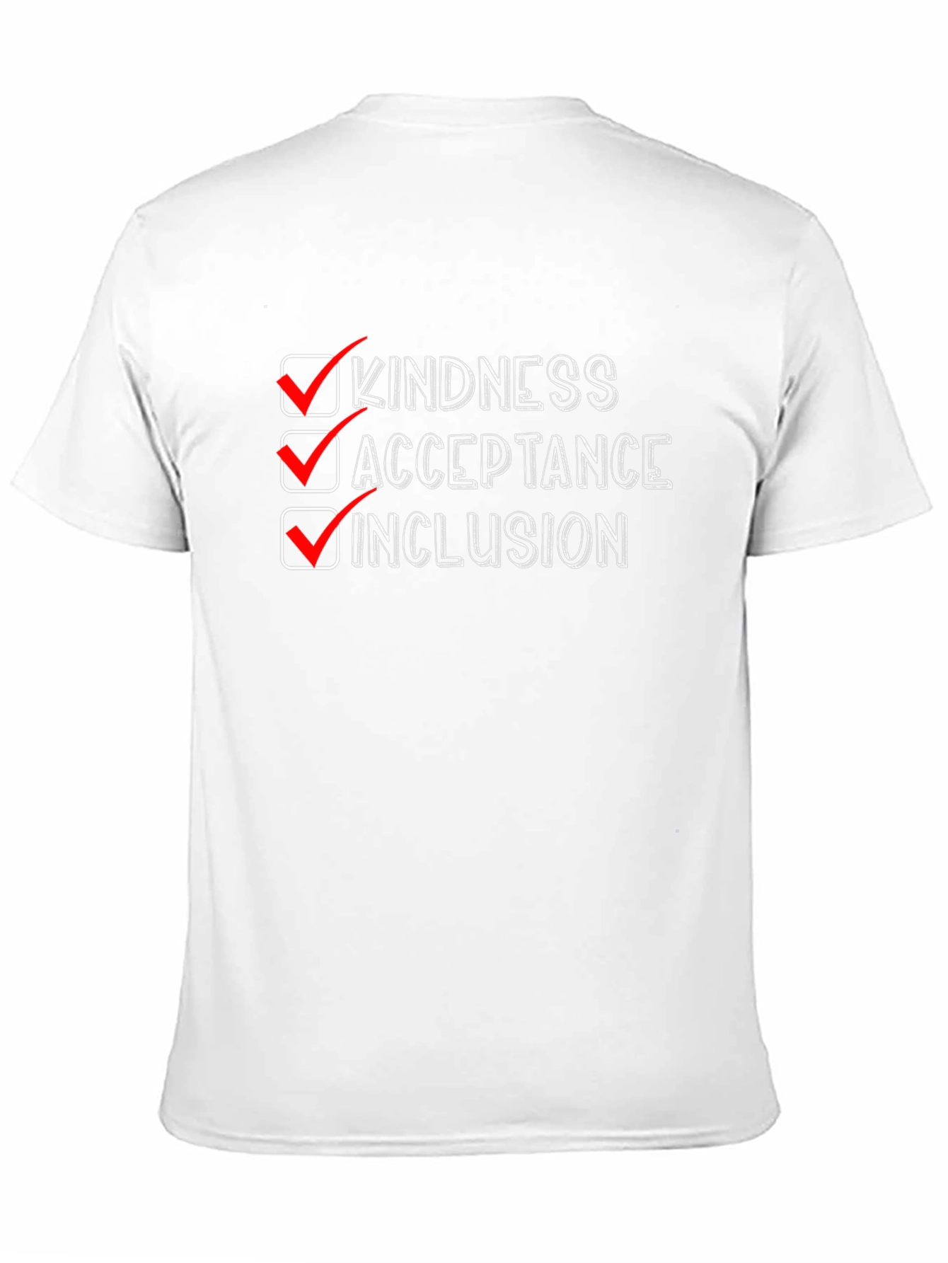 Kindness Acceptance Inclusion Graphic Tee