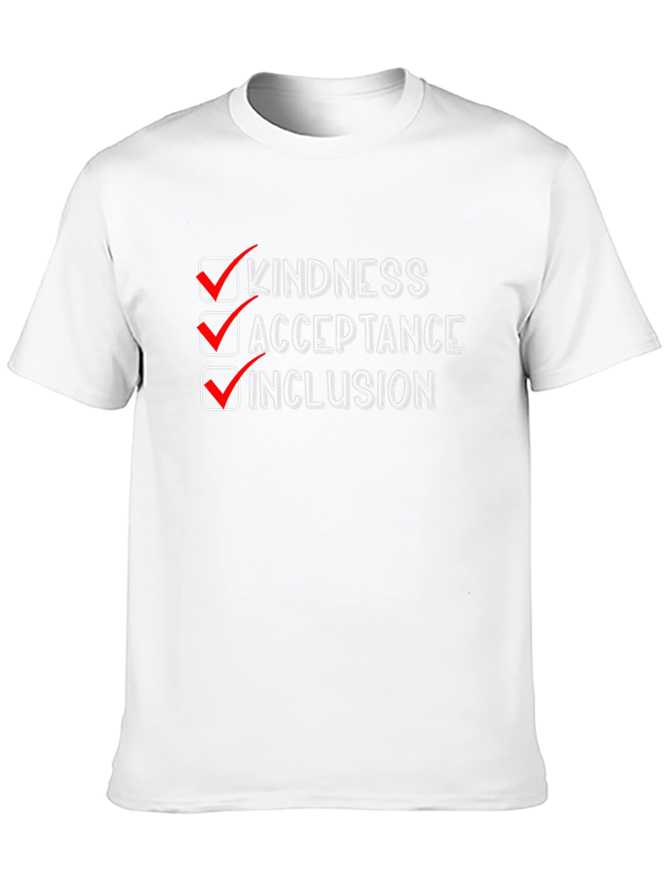 Kindness Acceptance Inclusion Graphic Tee