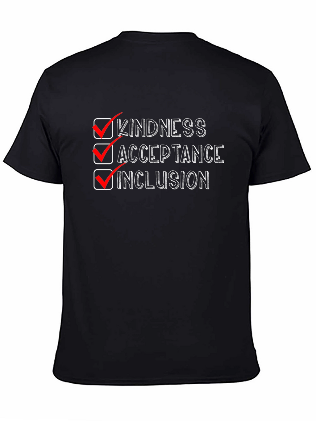 Kindness Acceptance Inclusion Graphic Tee