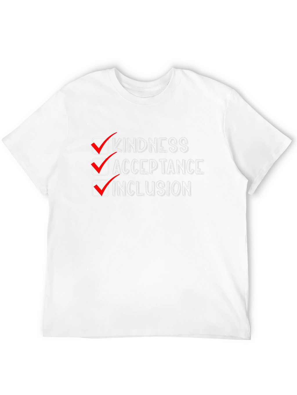 Kindness Acceptance Inclusion Graphic Tee
