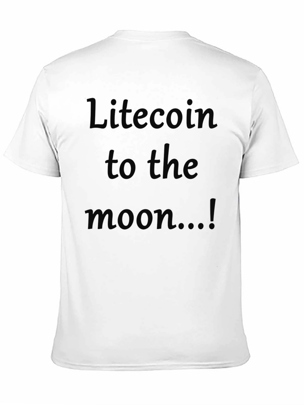 Litecoin to the Moon T-Shirt - Black Crypto Tee