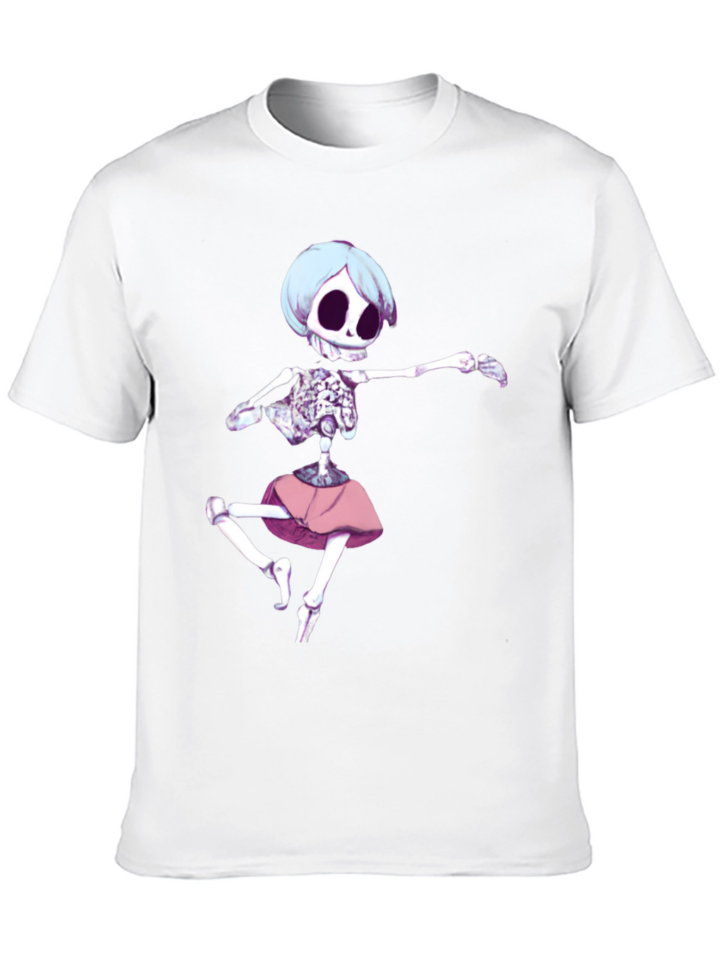 Skeleton Ballerina Graphic T-Shirt - Black