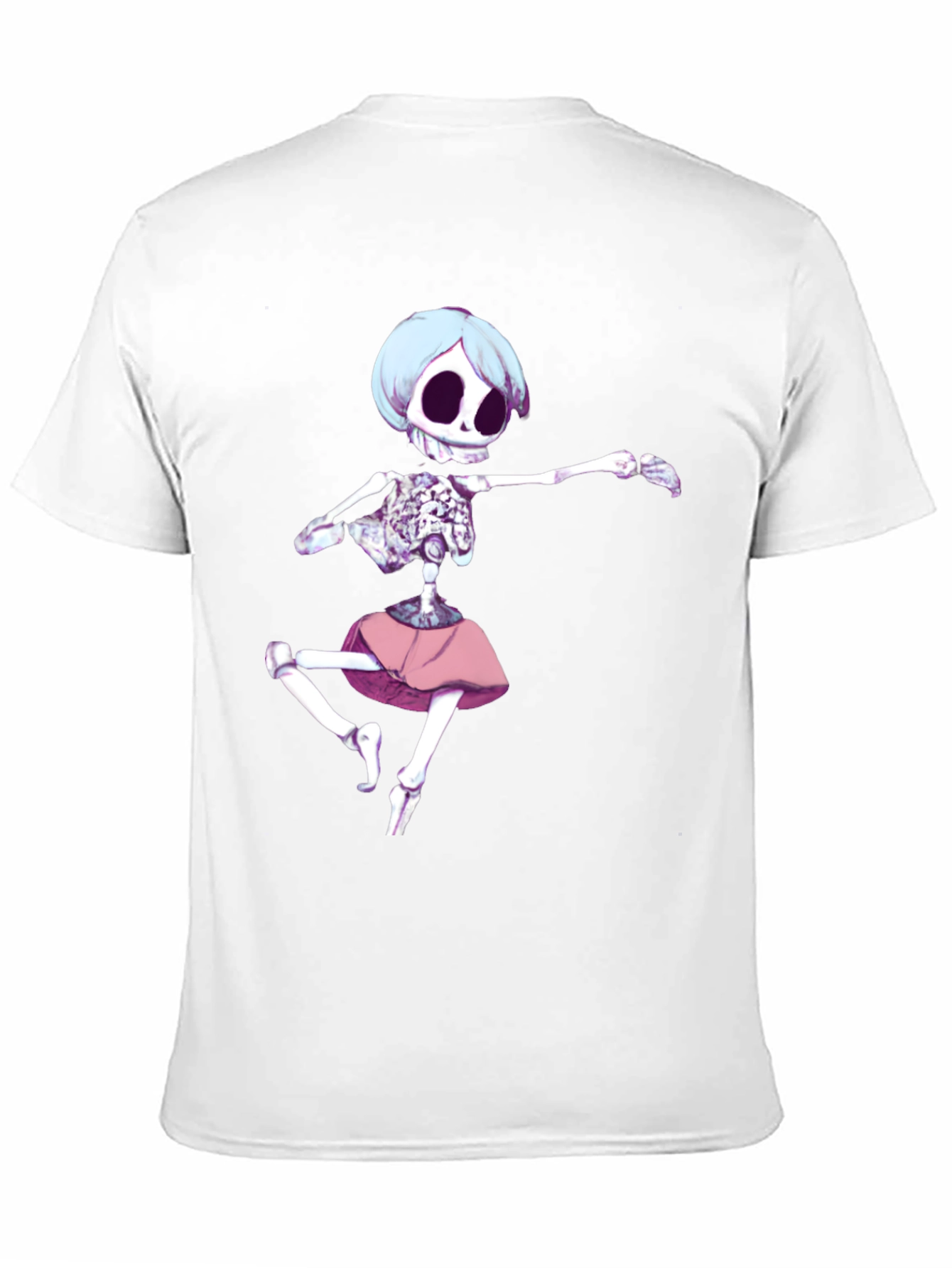 Skeleton Ballerina Graphic T-Shirt - Black