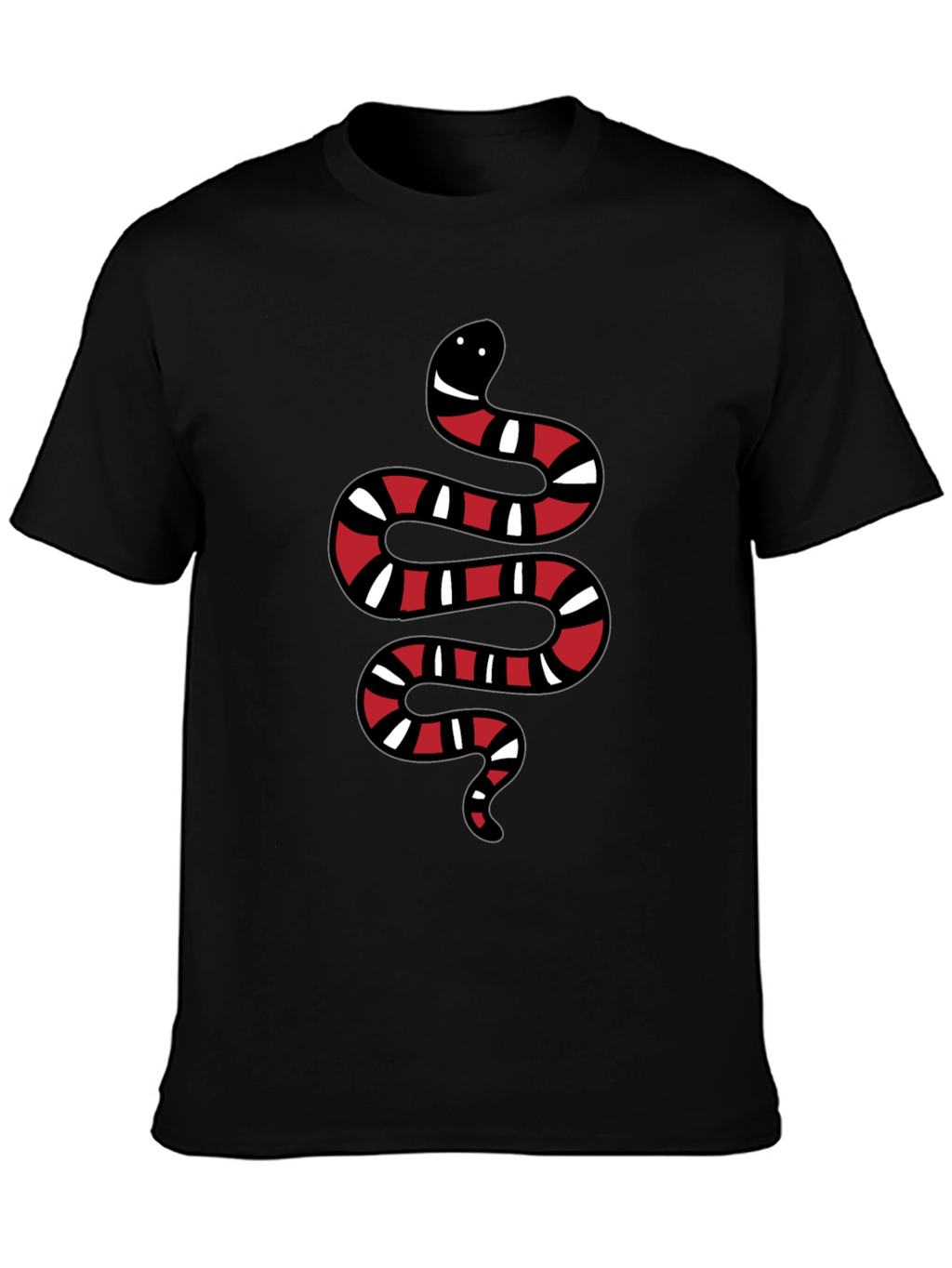 Snake Graphic Black T-Shirt