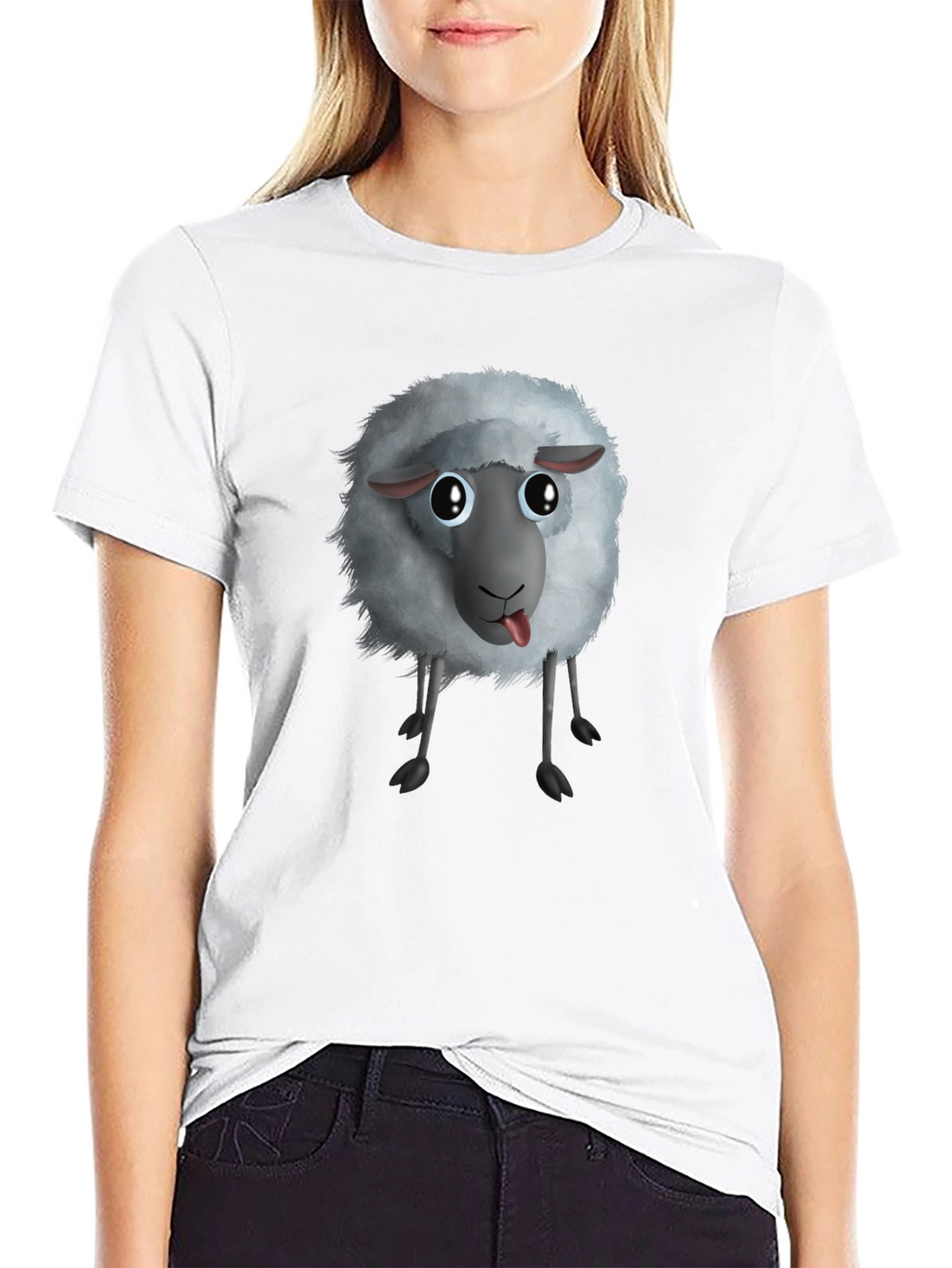 Funny Sheep Graphic T-Shirt