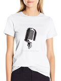 Crooner Radio T-Shirt - Classic Mic Design