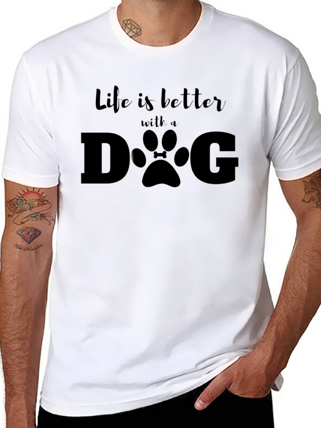Life is Better With A Dog T-Shirt