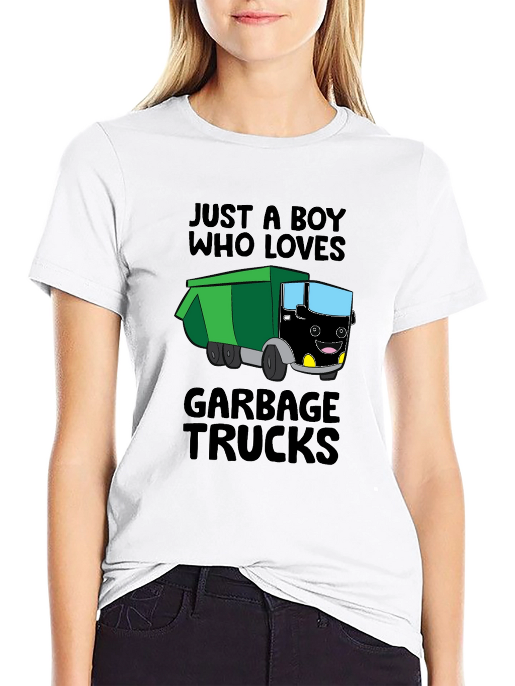 Boy Who Loves Garbage Trucks T-Shirt