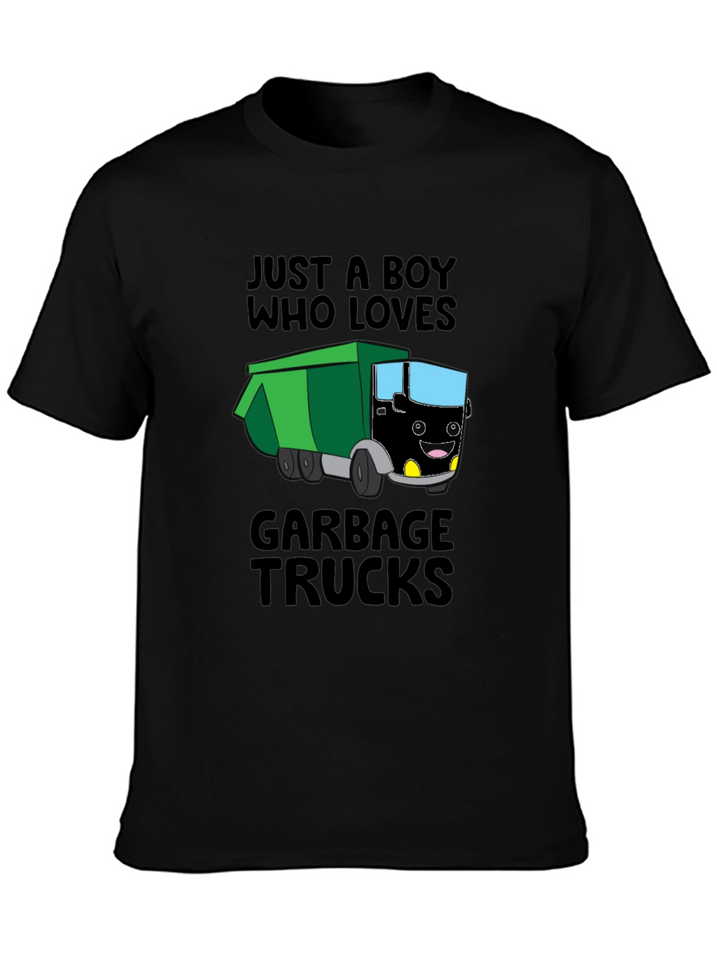 Boy Who Loves Garbage Trucks T-Shirt
