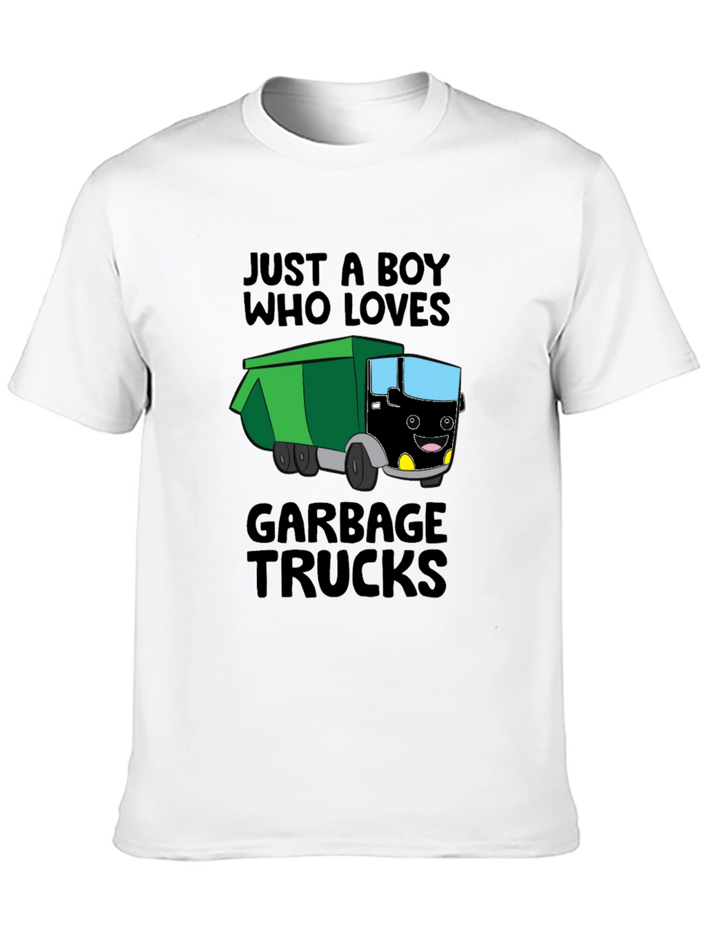 Boy Who Loves Garbage Trucks T-Shirt