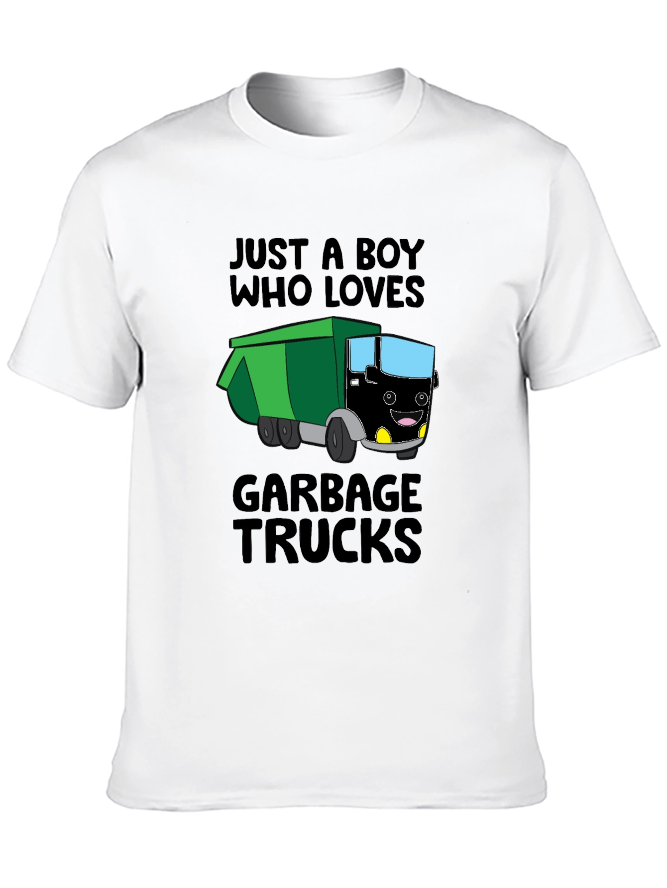 Boy Who Loves Garbage Trucks T-Shirt