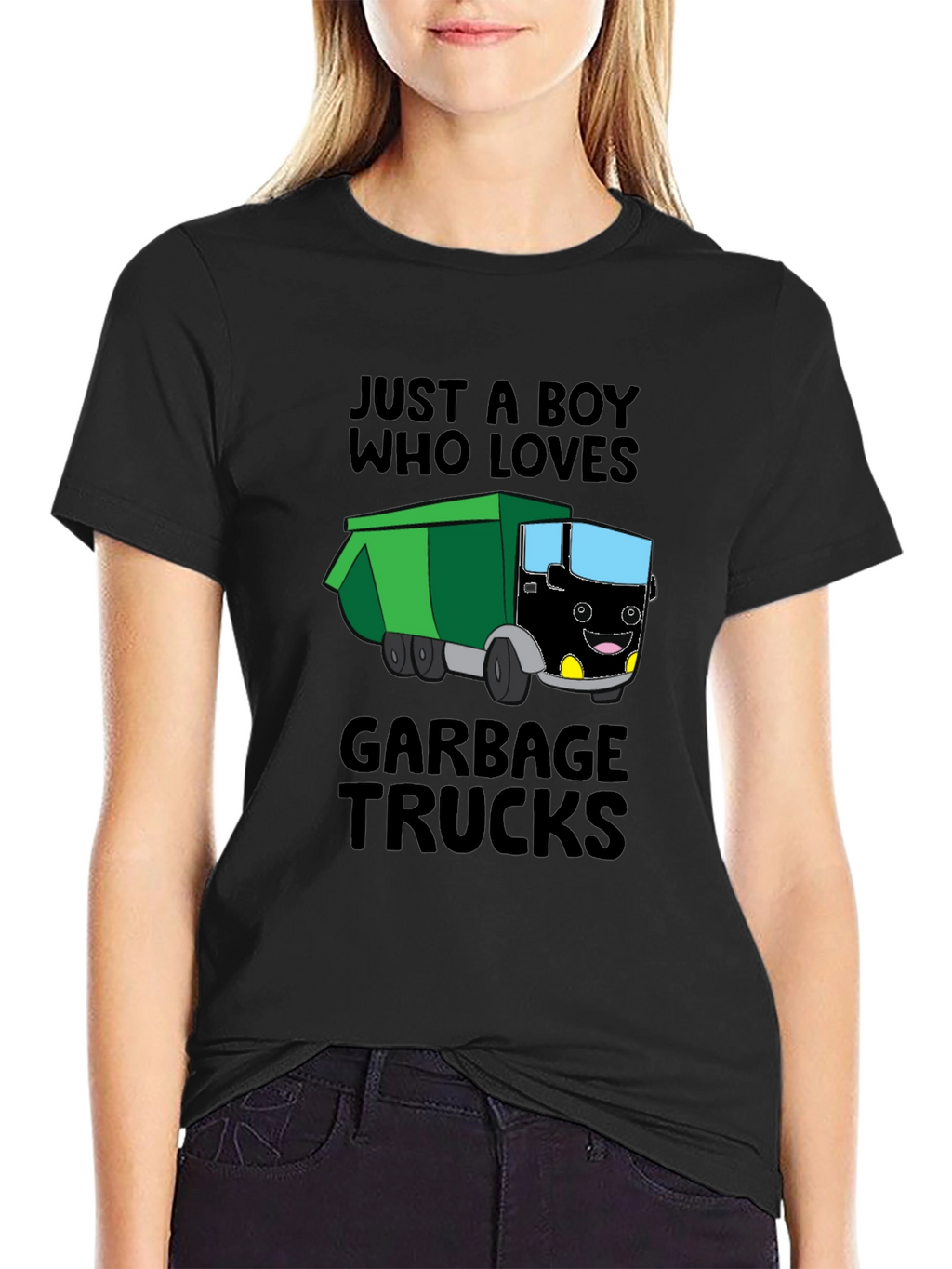 Boy Who Loves Garbage Trucks T-Shirt