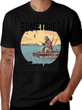 Fishing Rod Graphic T-Shirt