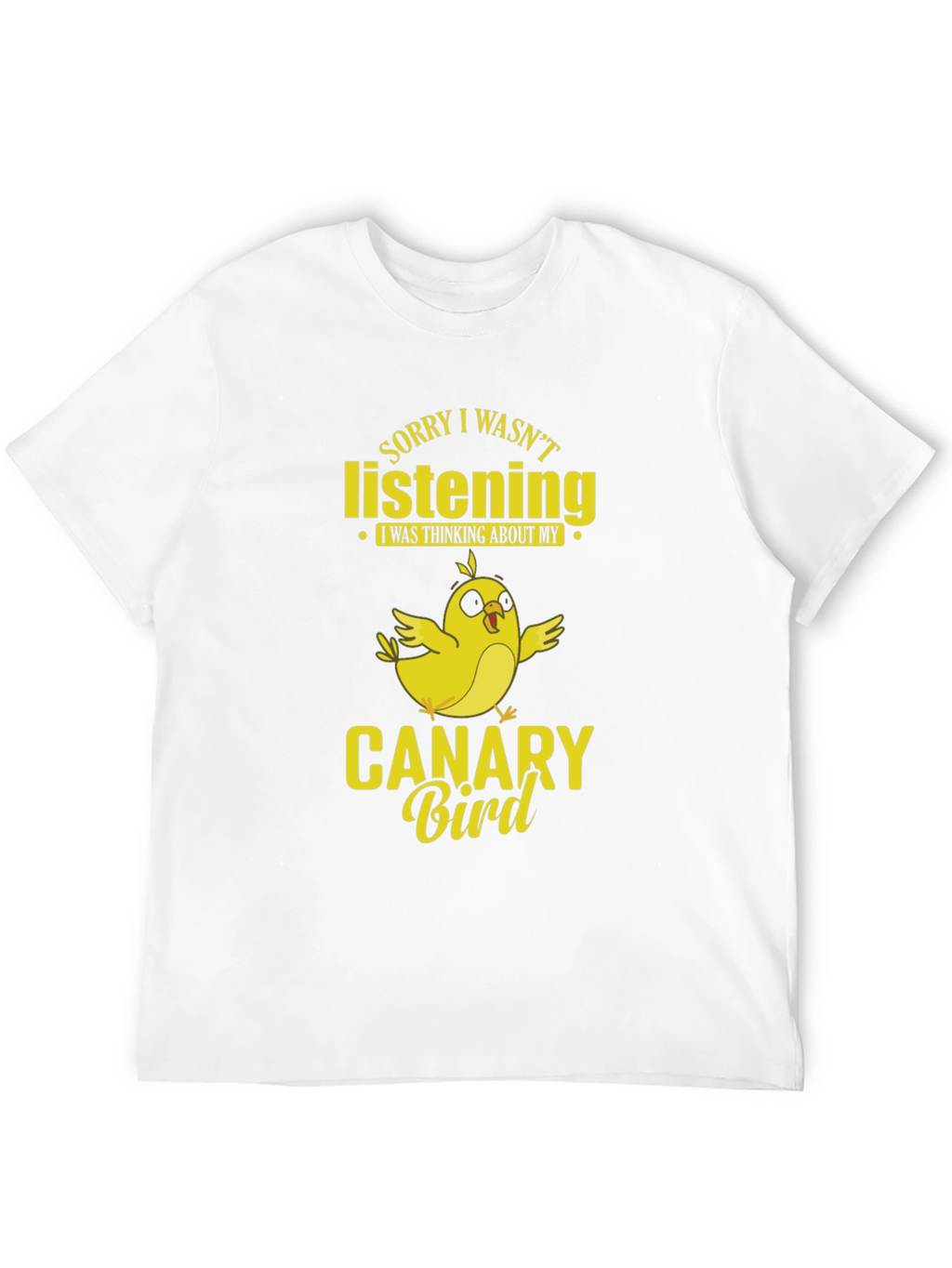 Canary Bird T-Shirt Funny Bird Lover Tee