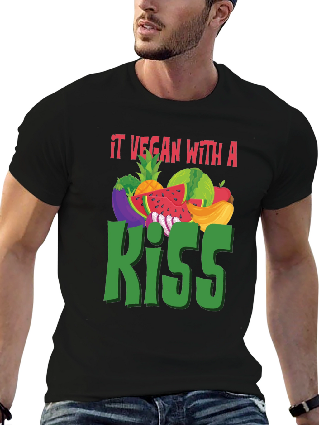 It Vegan with a Kiss T-Shirt